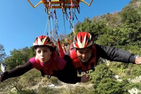 Flying Fox Activity in Rishikesh